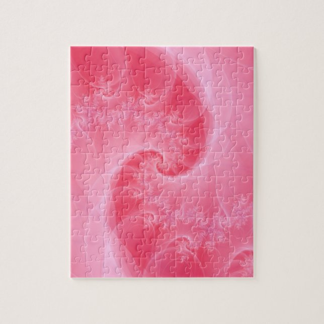 Puzzle rose et blanc (Vertical)