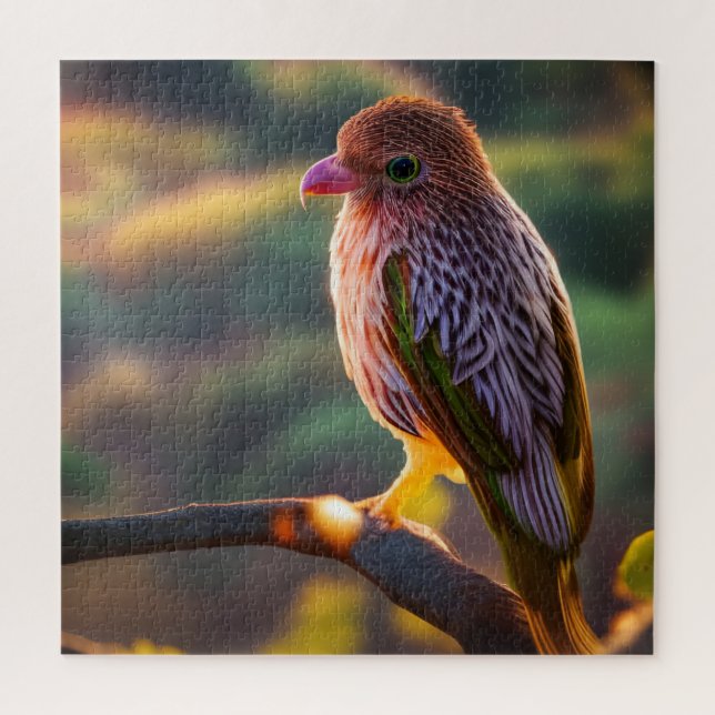 Puzzle rose et or Finch-a-keet Jigsaw (Vertical)