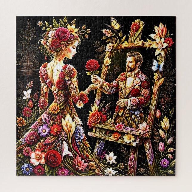 Puzzle Rose Fantastique (Vertical)