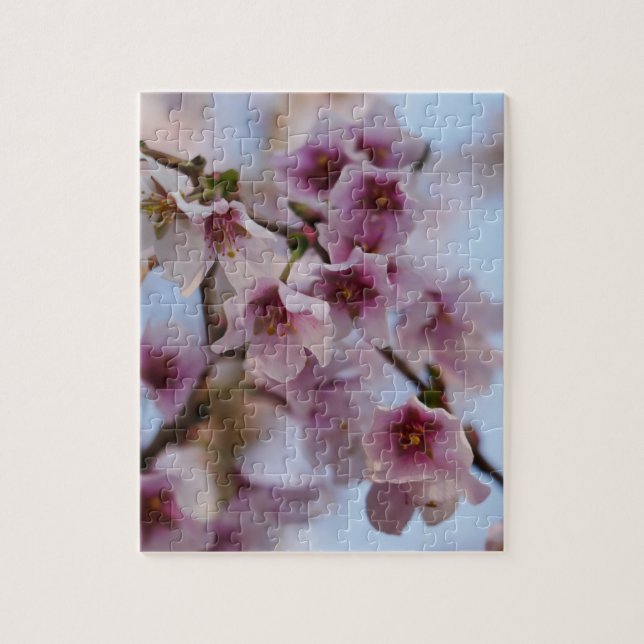 Puzzle rose Fleur de Cerisier (Vertical)