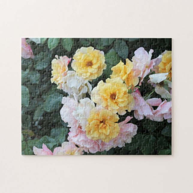 Puzzle Rose Garden Pastels (Horizontal)