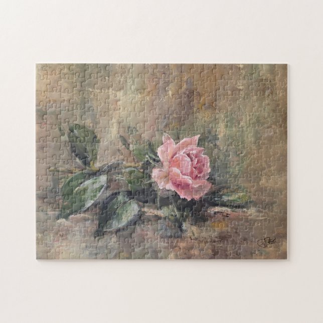 Puzzle Rose Grâce Rougeissante (Horizontal)