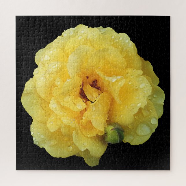 PUZZLE ROSE JAUNE  (Vertical)