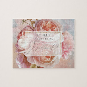 Puzzle ROSE LUMINEUX Élégante femme de chambre d'hôtes fl