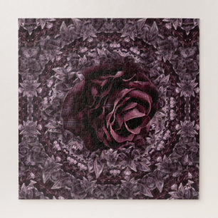 Puzzle Rose Mandala