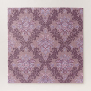 Puzzle Rose Mauve Lilas Lavande Poussiéreuse Élégant Dama