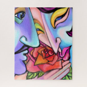 Puzzle Rose Pour Vous - Love Art Style - Peinture origina