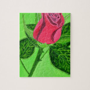 Puzzle Rose rouge