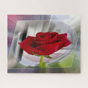 Puzzle Rose rouge 2