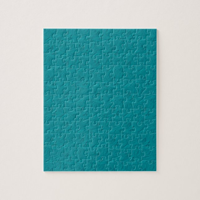 Puzzle Rose TURQUOISE en relief (Vertical)