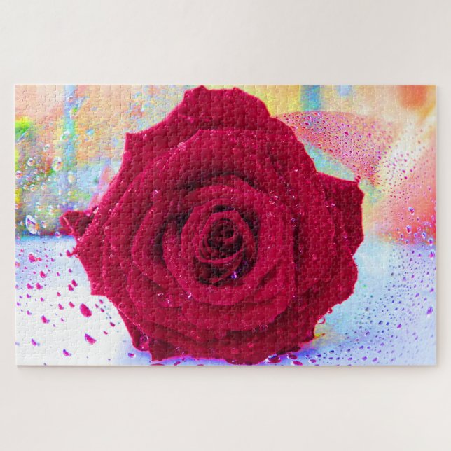 Puzzle Rose WET 20 x 30 POUCES (Horizontal)