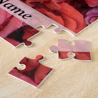 Puzzle Roses à fleurs roses