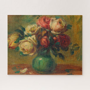 Puzzle Roses dans un vase par Pierre-Auguste Renoir