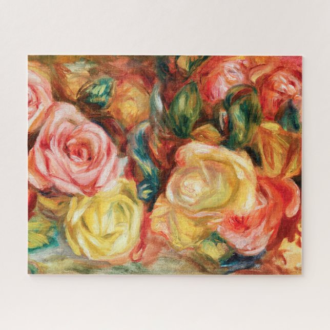 Puzzle Roses par Pierre Auguste Renoir (Horizontal)