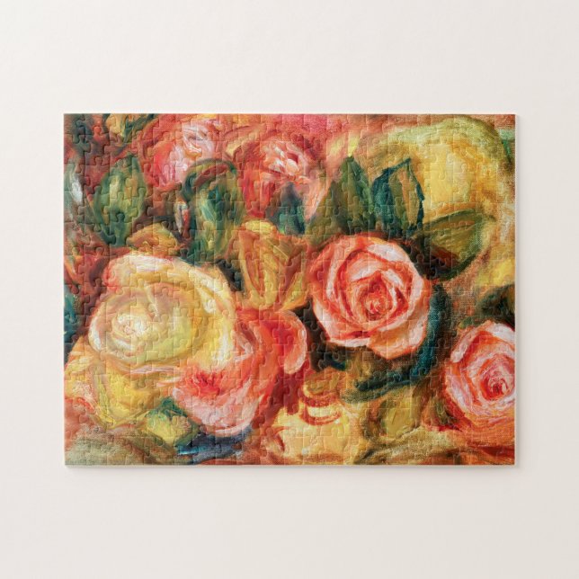 Puzzle Roses par Pierre Auguste Renoir (Horizontal)