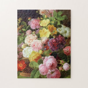 Puzzle Roses, pivoines et autres fleurs Beaux-Arts hollan