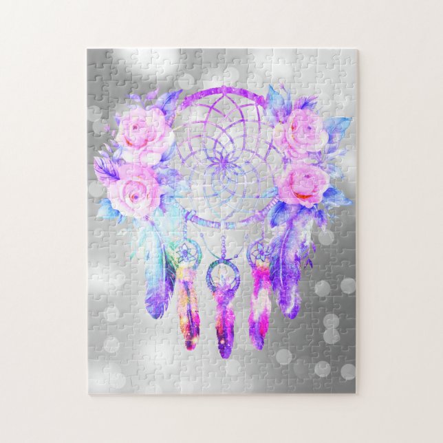 Puzzle Roses roses roses Dreamcatcher Rêves floraux (Vertical)