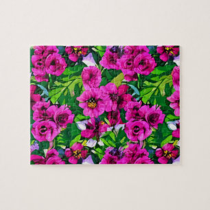 Puzzle Roses roses roses florales