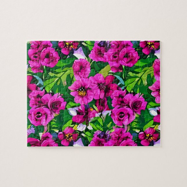 Puzzle Roses roses roses florales (Horizontal)