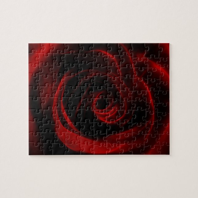 Puzzle Roses rouge de la Saint-Valentin (Horizontal)