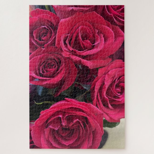 Puzzle Roses rouges (Vertical)