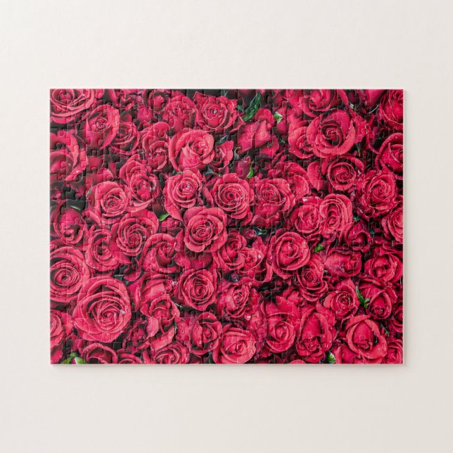 Puzzle Roses rouges (Horizontal)