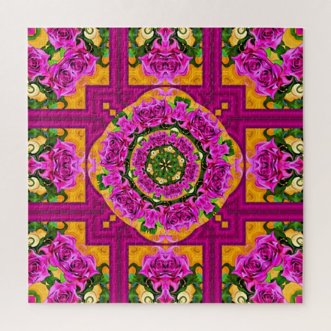 Puzzle Roses sauvages (Vertical)
