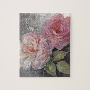 Puzzle Roses sur le gris