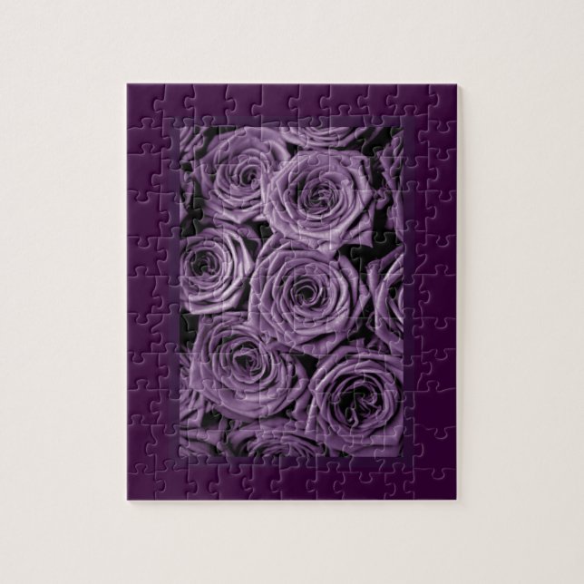 Puzzle Roses violets (Vertical)