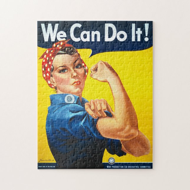 Puzzle Rosie le rivoir nous pouvons le faire la deuxième (Vertical)