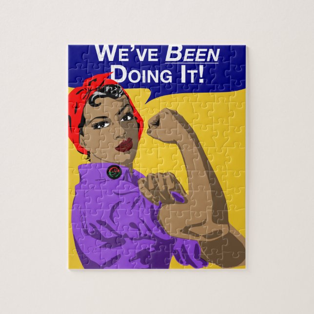 Puzzle Rosie-Weve noir le faisant (Vertical)