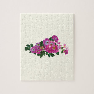 Puzzle Rosier grimpant rose