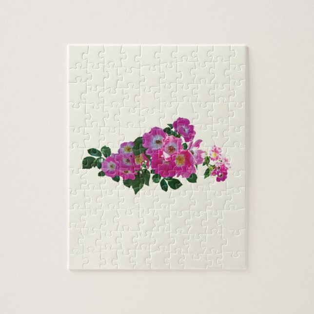 Puzzle Rosier grimpant rose (Vertical)