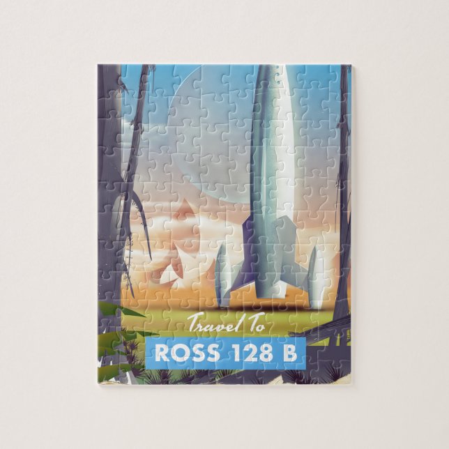 Puzzle Ross 128 B Affiche de science-fiction (Vertical)