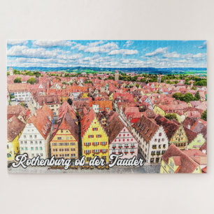 Puzzle Rothenburg ob der Tauber, Allemagne