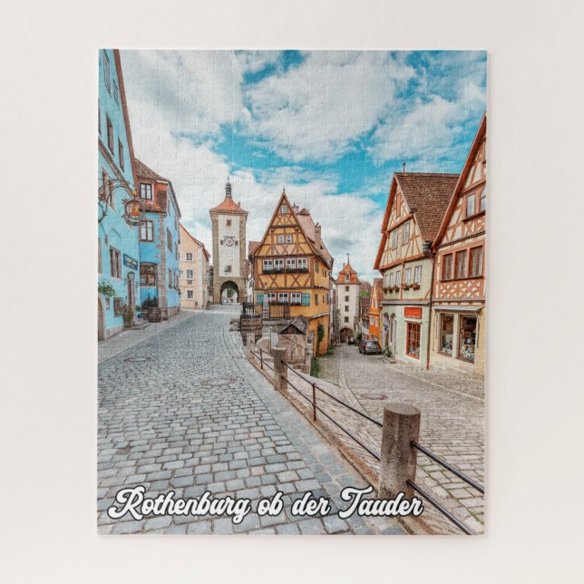 Puzzle Rothenburg ob der Tauber, Allemagne (Vertical)