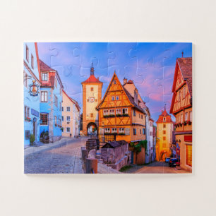 Puzzle Rothenburg ob der Tauber, Bavière, Allemagne.