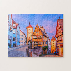 Puzzle Rothenburg ob der Tauber, Bavière, Allemagne.