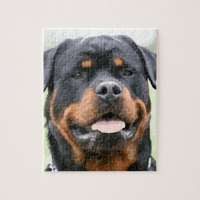 Puzzle rottweiler (Vertical)