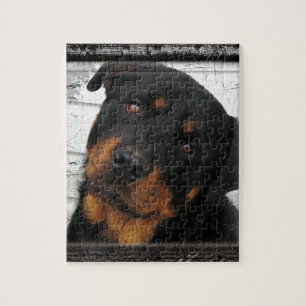 Puzzle Rottweiler personnalisé