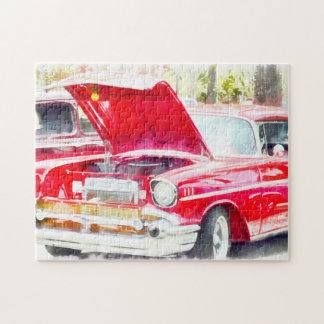 Puzzle rouge classique Chevy