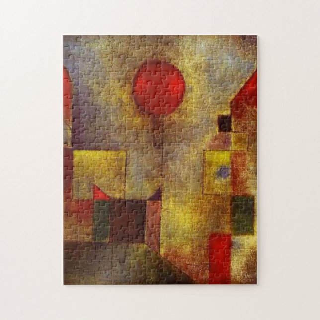 Puzzle rouge de ballon de Paul Klee (Vertical)