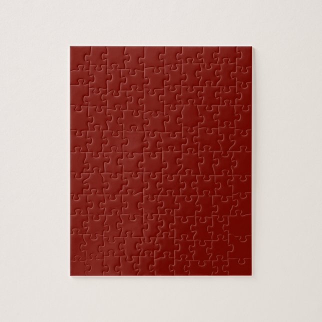 Puzzle Rouge de grange (couleur unie)  (Vertical)