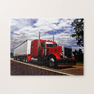 Puzzle rouge de Sensenig Peterbilt 379