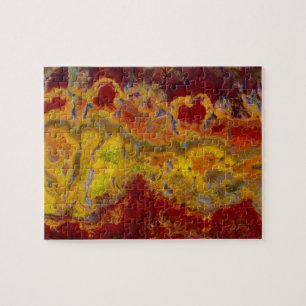 Puzzle Rouge et jaune Crayloa Jasper