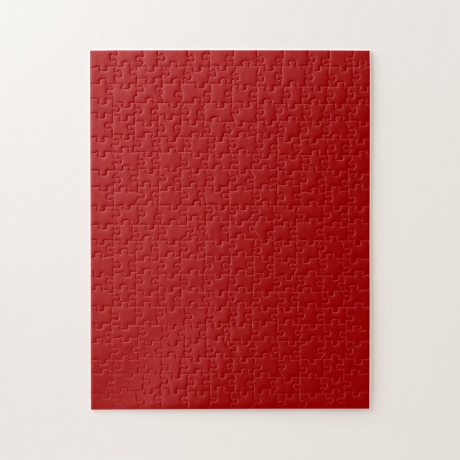 Puzzle Rouge Foncé Apple Candy Couleur Uni (Vertical)