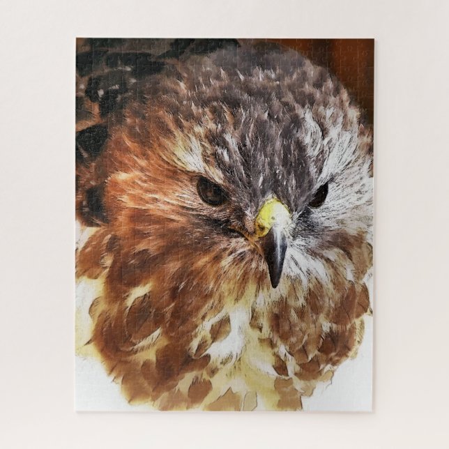 PUZZLE ROUGE TAILLÉ HAWK (Vertical)