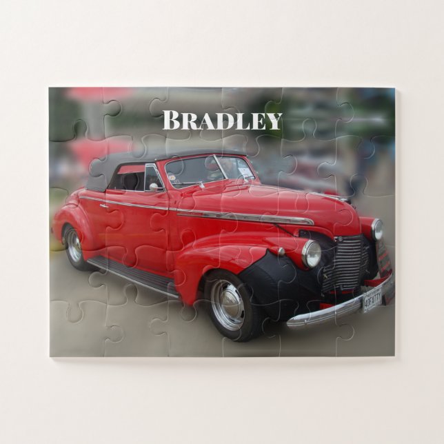 Puzzle rouge vintage (Horizontal)