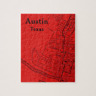Puzzle Rouge vintage d'Austin