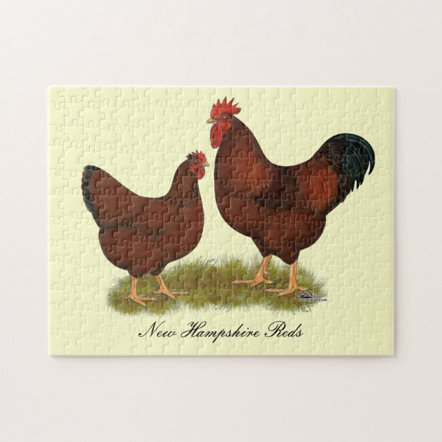 Puzzle Rouges du New Hampshire (Horizontal)